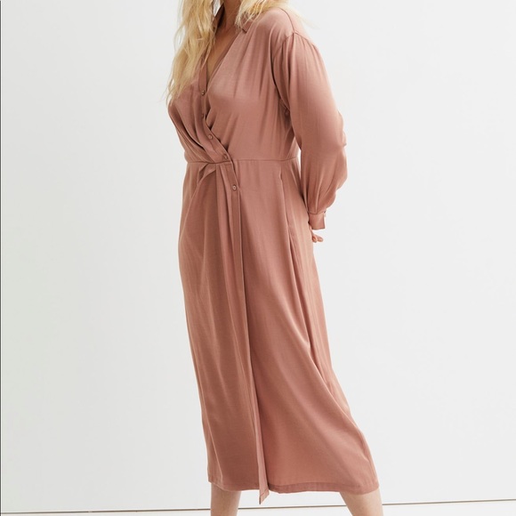 Draped shirt dress - Picture 1 of 4